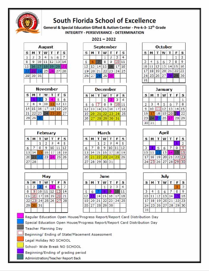 2021-2022-SFSE-School-Calendar